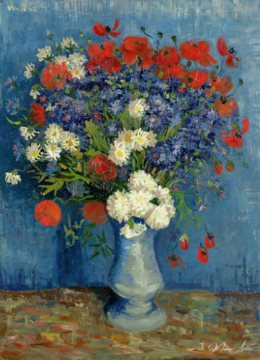Vaso com Papoulas e Borrões – Van Gogh Vincent Van Gogh Master Apollon