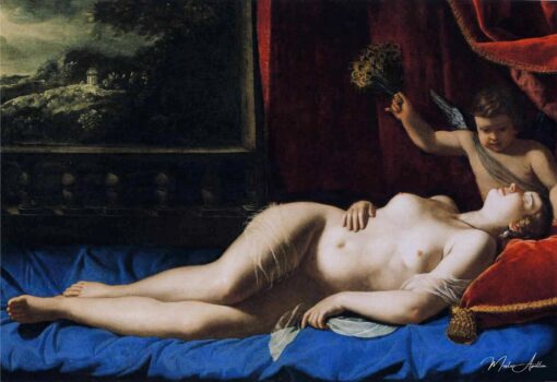 Vênus e Cupido (Vênus adormecida) – Artemisia Gentileschi Artemisia Gentileschi Master Apollon