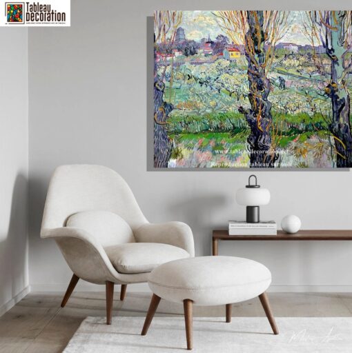 Verger em flor com vista de Arles – Van Gogh Vincent Van Gogh Master Apollon 6