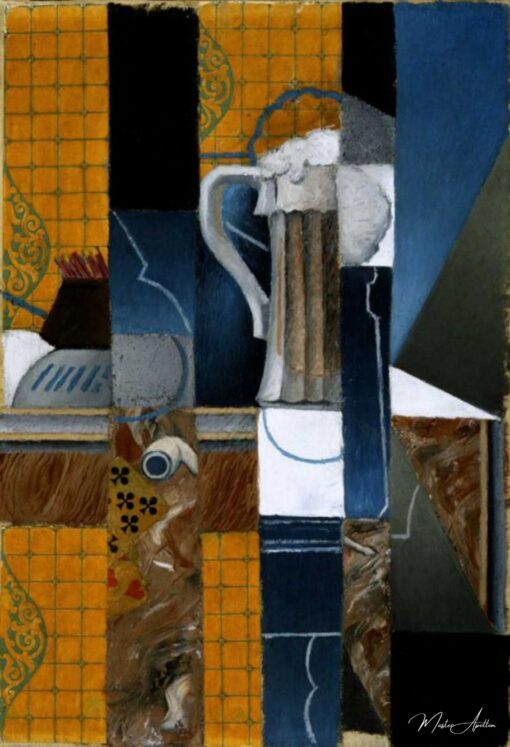 Copo de cerveja e cartas de jogar – Juan Gris Juan Gris Master Apollon 2