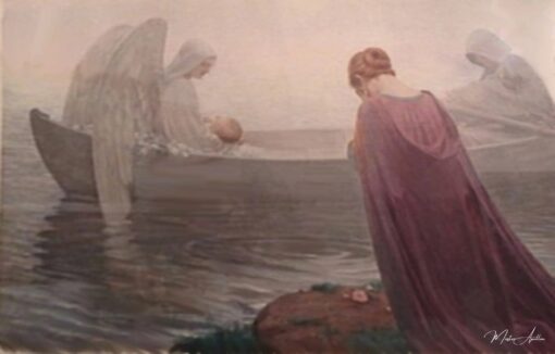 Rumo à Terra Desconhecida – Edmund Leighton Edmund Leighton Master Apollon