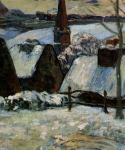 Aldeia bretã sob a neve – Paul Gauguin Paul Gauguin Master Apollon