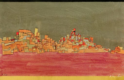 Cidade de duas colinas, 1927 – Paul Klee Paul Klee Master Apollon