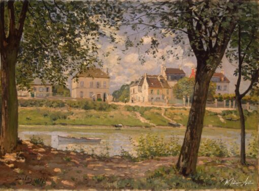 Villeneuve la Garenne – Alfred Sisley Alfred Sisley Master Apollon