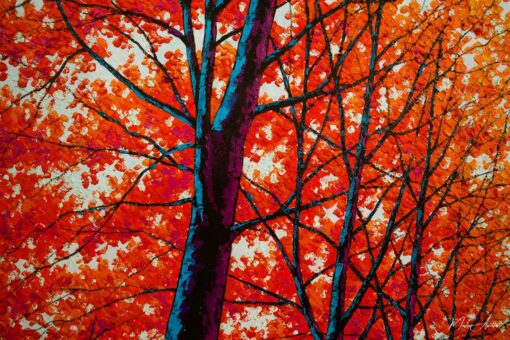 Rosto de Outono | 150 x 100 cm Pintura Original à Venda Master Apollon 6