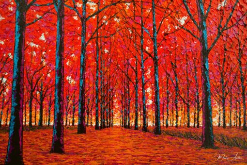 Rosto de Outono | 150 x 100 cm Pintura Original à Venda Master Apollon 15