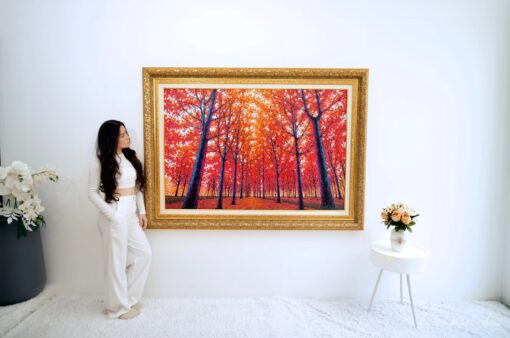 Rosto de Outono | 150 x 100 cm Pintura Original à Venda Master Apollon 14