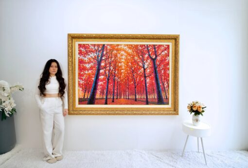 Rosto de Outono | 150 x 100 cm Pintura Original à Venda Master Apollon 13