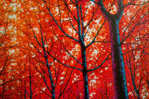 Rosto de Outono | 150 x 100 cm Pintura Original à Venda Master Apollon 7