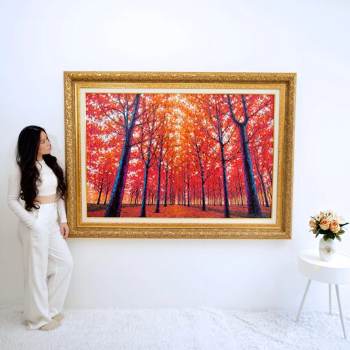 Rosto de Outono | 150 x 100 cm Pintura Original à Venda Master Apollon 4