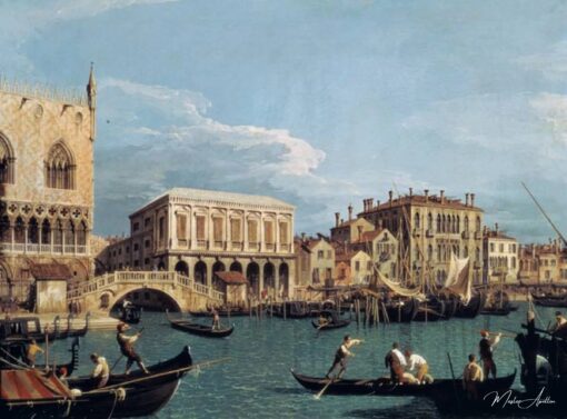 Vista da Riva degli Schiavoni, Veneza – Canal Giovanni Antonio Giovanni Antonio Canal Master Apollon