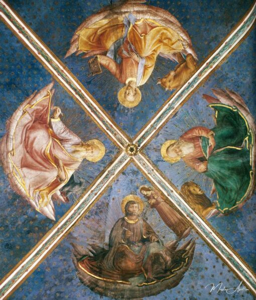 Vista da abóbada da capela – Fra Angelico Fra Angelico Master Apollon
