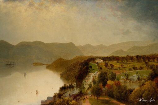 Vista do hotel Cozzen’s perto de West Point, N.Y. – John Frederick Kensett John Frederick Kensett Master Apollon