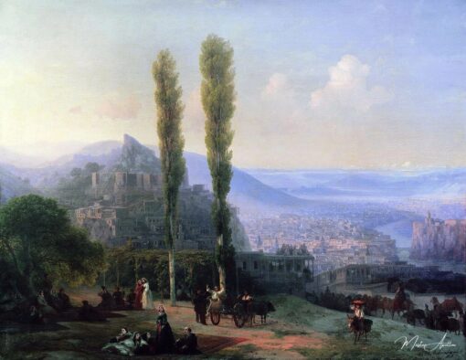 Vista de Tiflis, 1869 – Ivan Aïvazovski Ivan Konstantinovich Aivazóvski Master Apollon