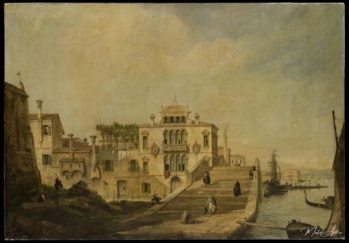 Vista de uma ponte em Veneza – Giovanni Antonio Canal Giovanni Antonio Canal Master Apollon