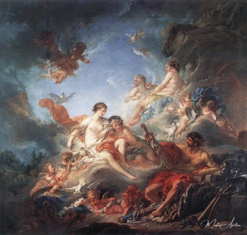 Vulcano Apresentando Armas a Vênus para Enéas – François Boucher François Boucher Master Apollon 2