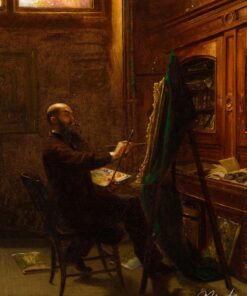 Worthington Whittredge em seu estúdio na Tenth Street – Emanuel Leutze Emanuel Leutze Master Apollon